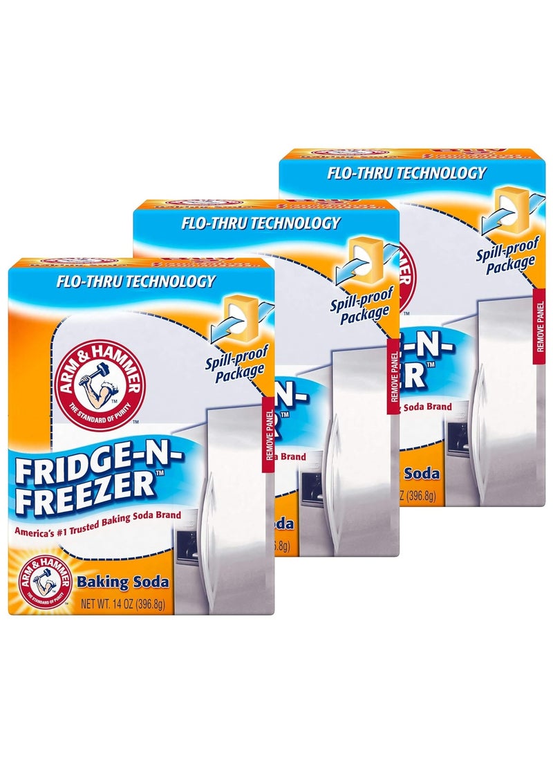 Pack of 3 Fridge-N-Freezer Baking Soda - 3x396.8 grams - pzsku/ZD49C833D3B2BCE57B27EZ/45/_/1721215832/d68e9bae-1c4f-44be-9459-0844b483deaf