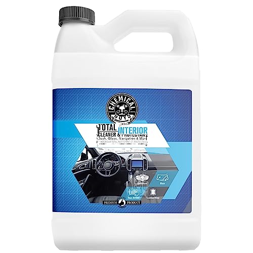 Chemical Guys Total Interior Cleaner  Protectant Cleans  Protects Leather Vinyl Plastic Rubber  Glass StreakFree Finish for Cars Trucks SUVs RVs  More  128 oz