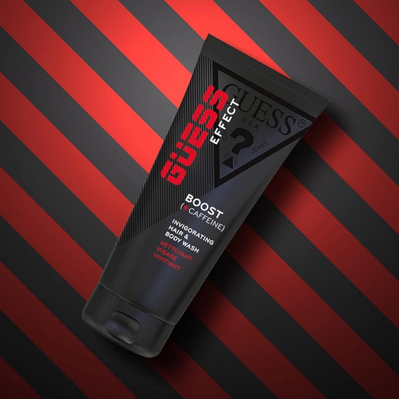 Guess Grooming Effect Boost  Caffeine Invigorating Hair  Body Wash 200ml - Image 4