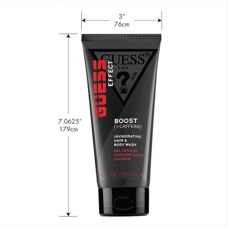 Guess Grooming Effect Boost  Caffeine Invigorating Hair  Body Wash 200ml - Image 5