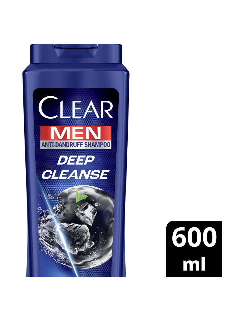 CLEAR - Men Anti-dandruff Shampoo Deep Cleanse, 10x Deep Scalp Cleansing with Ultra Performance Formula, 600ML - Image 1