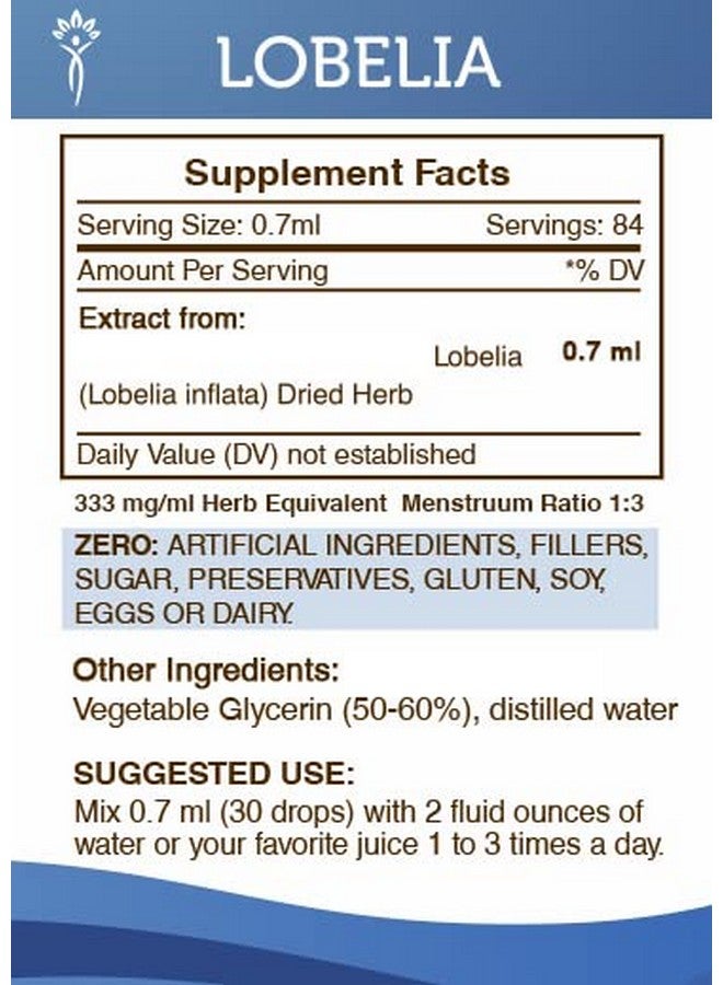 Secrets of the Tribe Secrets of the Tribe Lobelia Tincture Alcohol-Free Liquid Extract, Responsibly farmed Lobelia (Lobelia Inflata) Dried herb 2 FL OZ - Image 4