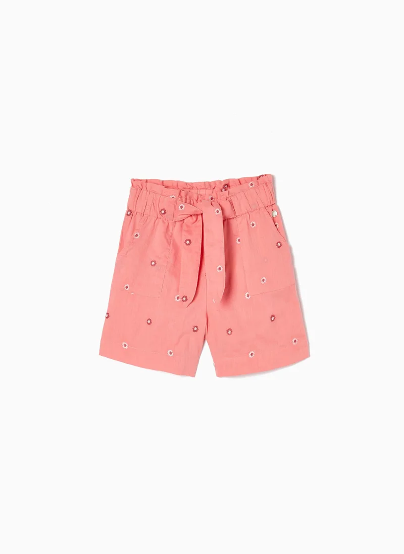 زيبي Zippy Floral Cotton Shorts For Girls