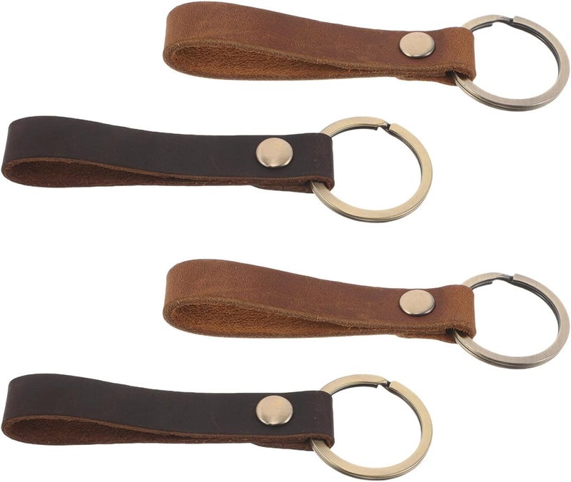 Gulf user preference oriented build Cabilock Pu Leather Keychains 4pcs Multi-functional Car Key Fob Holders with Metal Rings for Men Travel and Business Use Labor saving optimized design Efficiency boosted construction Main road full logistics cover Neat shape Flat working surface Long term use design All user friendly build Carefully selected solid material Cleaner resistant Carefully selected material Consistent single item quality Precision polished solid material All-scene compatible build Varied available picks Fixed & portable compatible All temp range compatible build Bug proof seal Light sturdy raw material Secure equipped warehouse Dispersed regional warehouses Light & sturdy Space saving Extra part combo compatible Wide range expanded design - Image 1