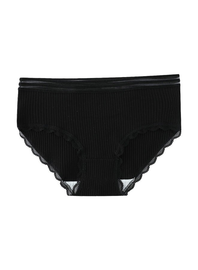 Zeemey Zeemey 8-Piece Cotton Bikini Breathable Panties Low Waist Fashionable Ladies Charming Thick Bottom  - Image 3