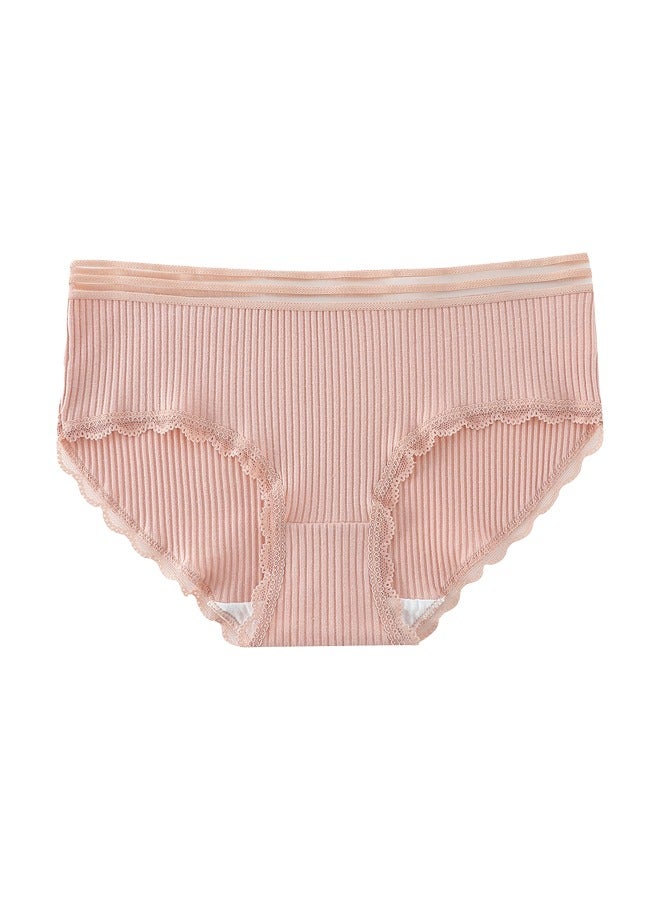 Zeemey Zeemey 8-Piece Cotton Bikini Breathable Panties Low Waist Fashionable Ladies Charming Thick Bottom  - Image 5