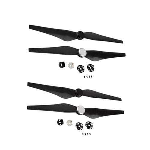 Jingelmall Jingelmall 2 Pairs 13 1345s 2cw2ccw Carbon Fiber Propellers With Installation Mount Kits Fo