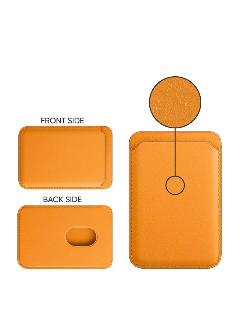 Magnetic Card Wallet Holder, Leather Mag Safe Wallet for iPhone 13 Pro Max/13 Pro/13/13 Mini, for iPhone 12Series  - Image 2