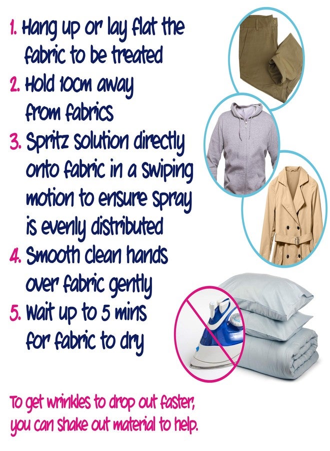 Ecozone fabric crease releaser pure linen 500ml - Image 3