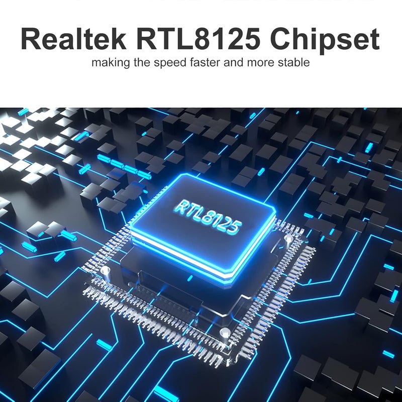 10جتيك 2.5G NIC PCIe محول شبكة 2500/1000/100 ميجابت في الثانية بطاقة إيثرنت PCIe جيجابت، منفذ RJ-45 واحد، مع وحدة تحكم Realtek RTL8125، يدعم Windows Server/Ubuntu/Centos/Debian - Image 4