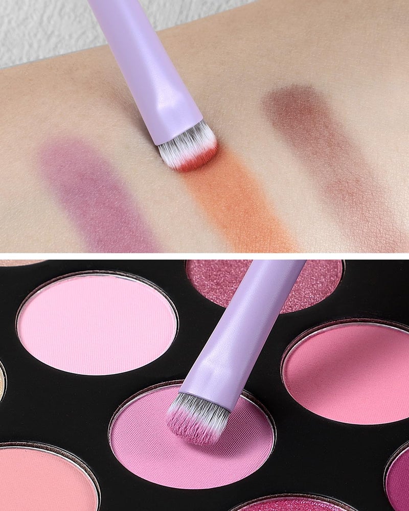 EIGSHOW Eyeshadow Smudge Brush, Short Shader Brush with Silver Ion Bristles – Precision Crease & Cat Eye Makeup, Vegan & Cruelty-Free (E806P) - Image 5