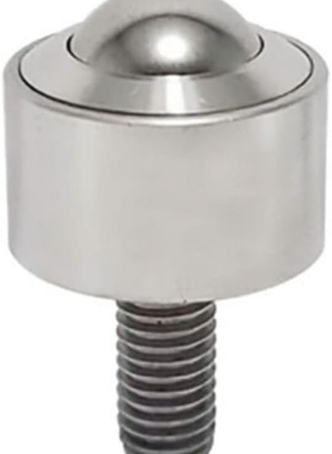 SUS304 Stainless Steel Universal Ball Caster Wheel Screw Cylinder Hardware 1Pc - Image 1