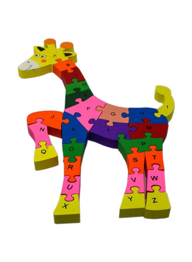 NIBEMINENT 26-Piece Animal Shaped Wooden Jigsaw Puzzle 1TNG272 - Image 3