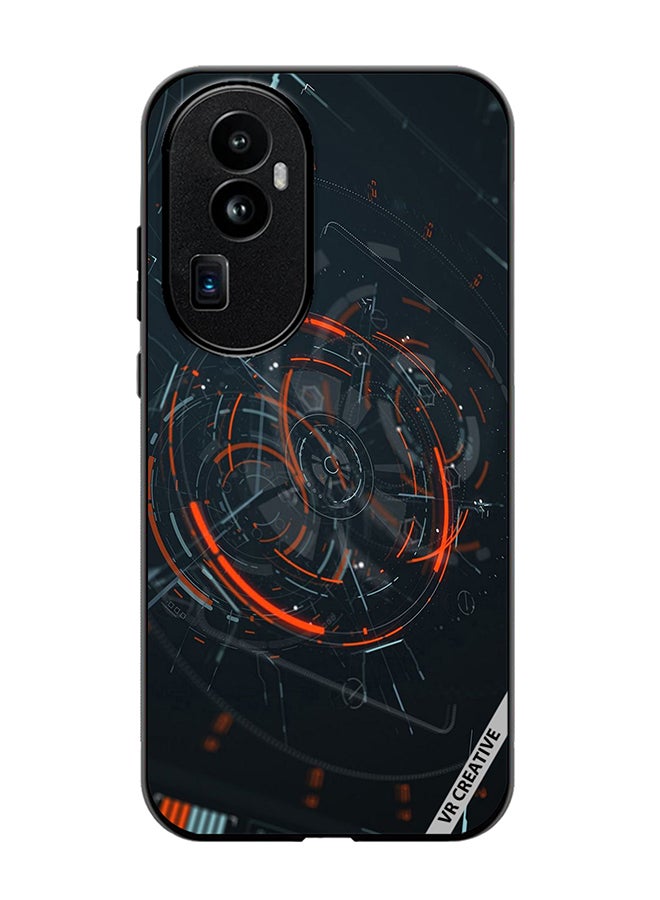 VR CREATIVE Protective Case Cover For Oppo Reno 10 Pro Plus Tech Design Multicolour - Image 1