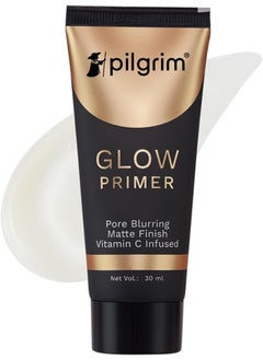 Glow Primer Lightweight Gel Based Velvety Matte Finish, Blurs Pores, Vit C+E Infused