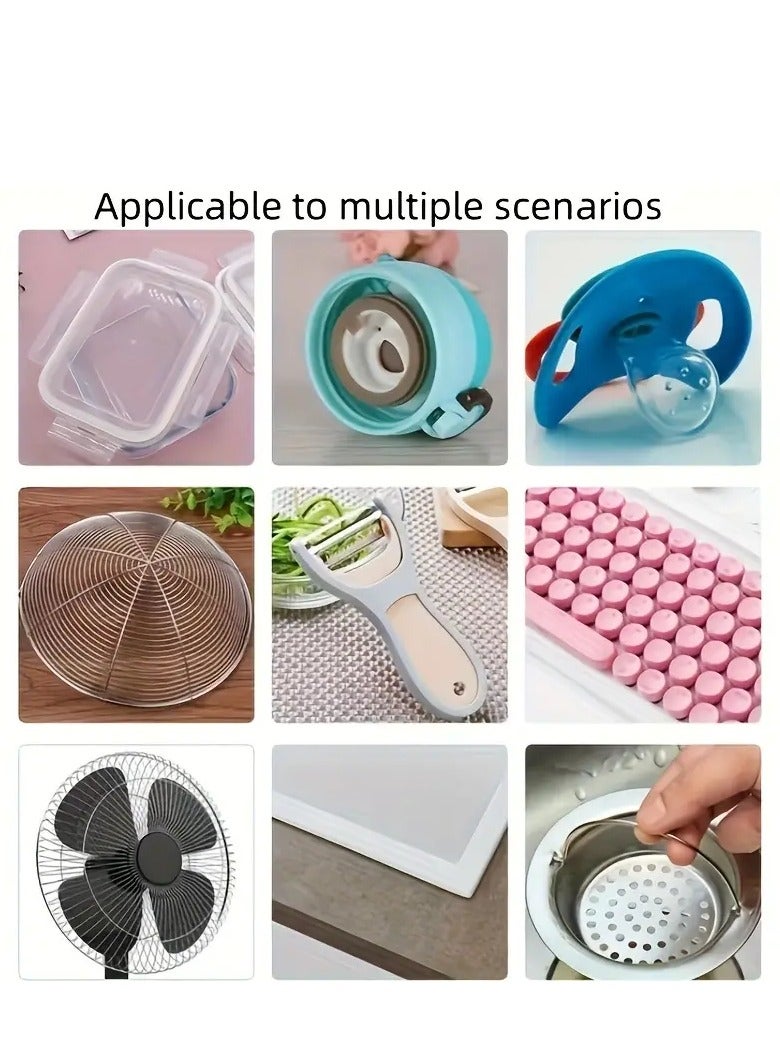 2pcs, Cup Lid Brush, Keyboard Brush, Water Bottle Cleaning Brush, Crevice Dust Removal Brush, Portable Multifunctional Kitchen Cleaning Brush, Groove Brush, Cleaning Supplies, Cleaning Tool  - Image 5
