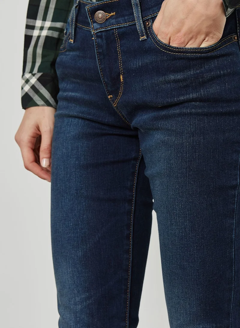 Levi's 711 Mid Rise Skinny Jeans