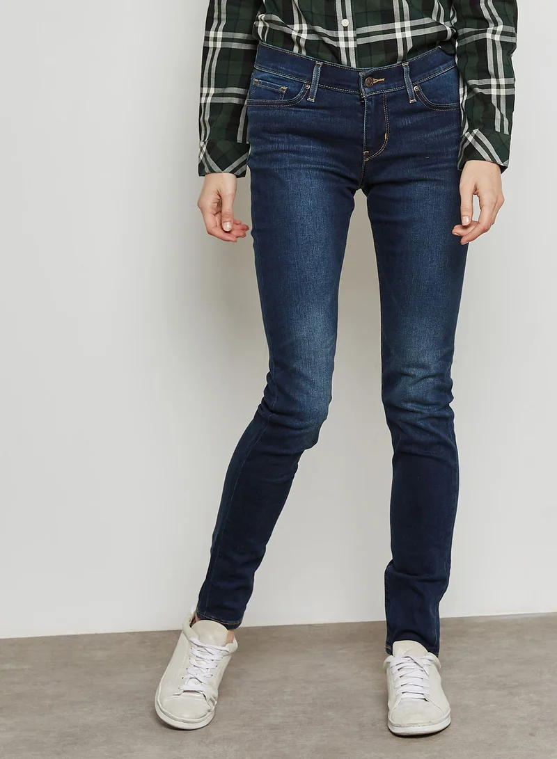 Levi's 711 Mid Rise Skinny Jeans