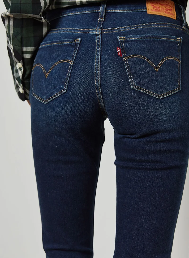 Levi's 711 Mid Rise Skinny Jeans