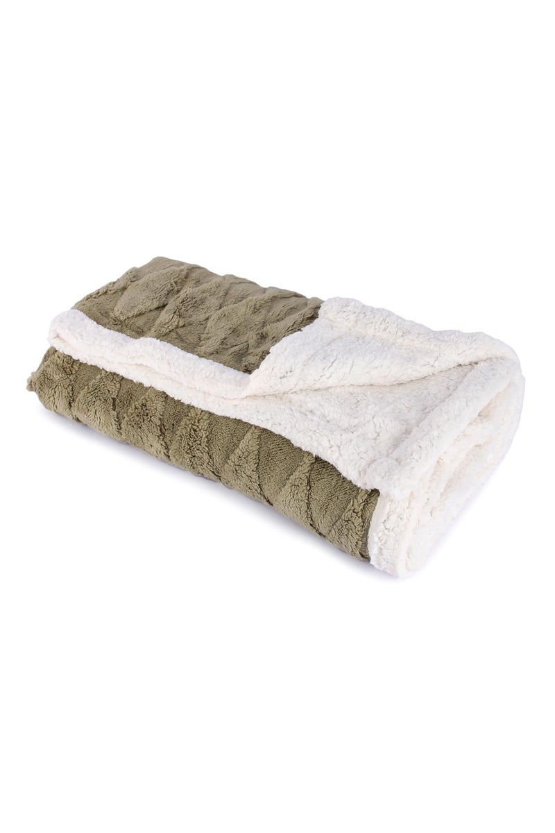 Butterthief Cozy Super Soft Warm Double Layered Kids Sherpa Blanket All Season Baby Blanket for Winter Toddlers Boys & Girls 1-6 Years (Size -100 x 150cm) (Grass Green) - Image 5