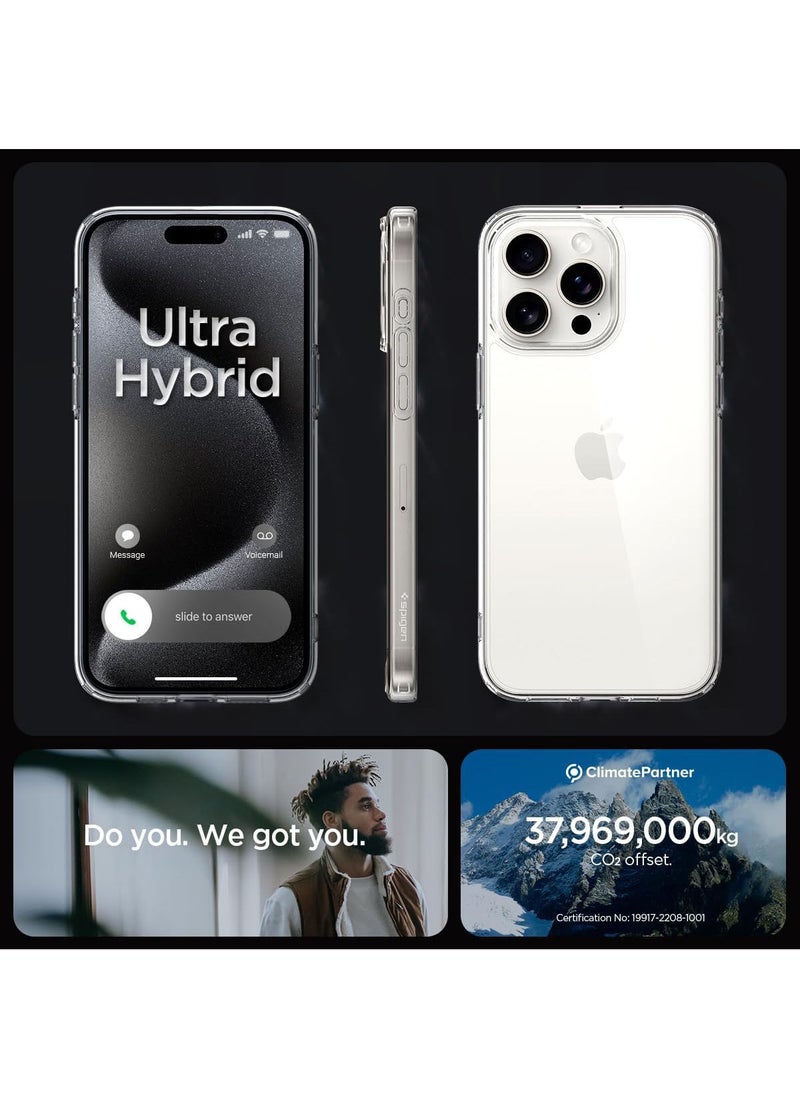 Ultra Hybrid for iPhone 15 PRO Case Cover - Crystal Clear