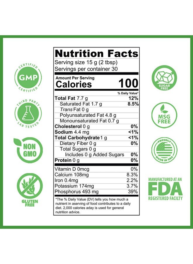 Lewis Labs Lecithin Granules Supplement | Natural Soy Lecithin Powder Is An Excellent Source Of Phosphatidyl Choline | Lactation Support, Immune Function & Support Brain Health, 16 Oz - Image 3