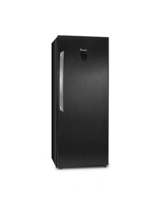 فريزر رأسي يونيون اير ديجيتال، نوفروست، 205 لتر، 5 ادراج، اسود - UFN-205LBLBA-DS