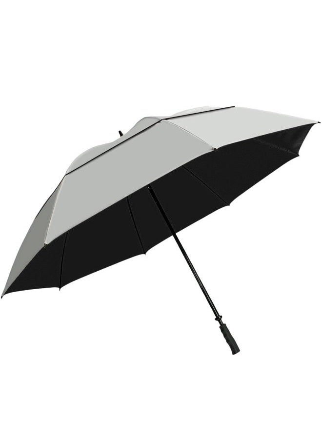 Suntek 68" UV Protection Wind Cheater Vented Canopy Umbrella, Black, One Size, Modern - Image 1