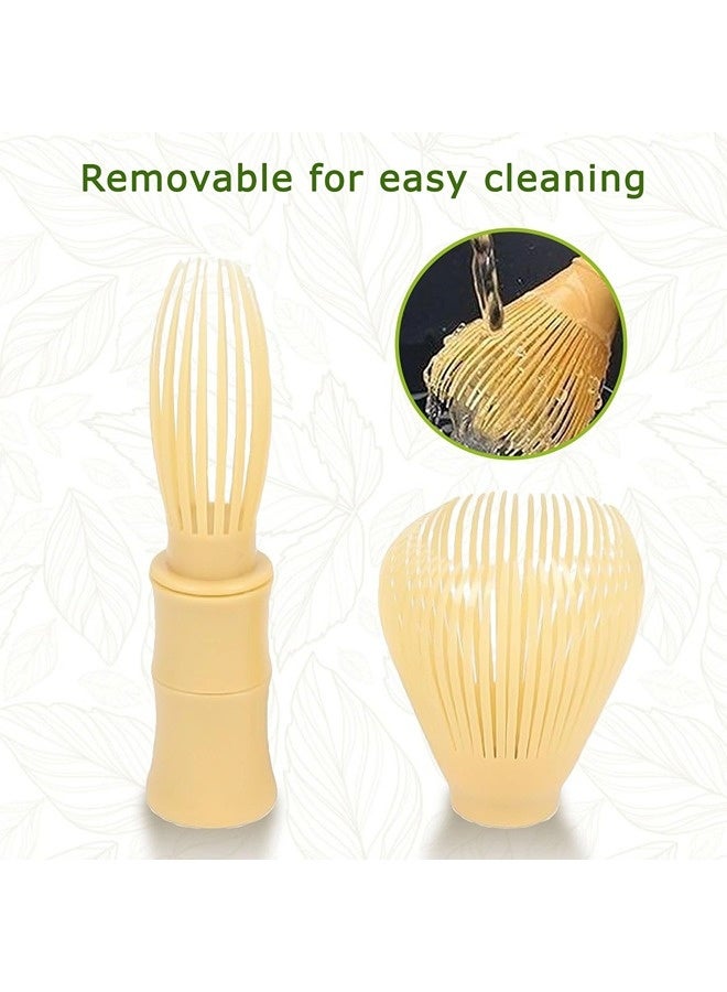 شيبشيب خفاق ماتشا، خفاق ماتشا قابل لإعادة الاستخدام مصنوع من راتنج البولي بروبيلين (PP)، أداة تحريك سهلة التنظيف لمراسم شاي الماتشا الياباني. - Image 5