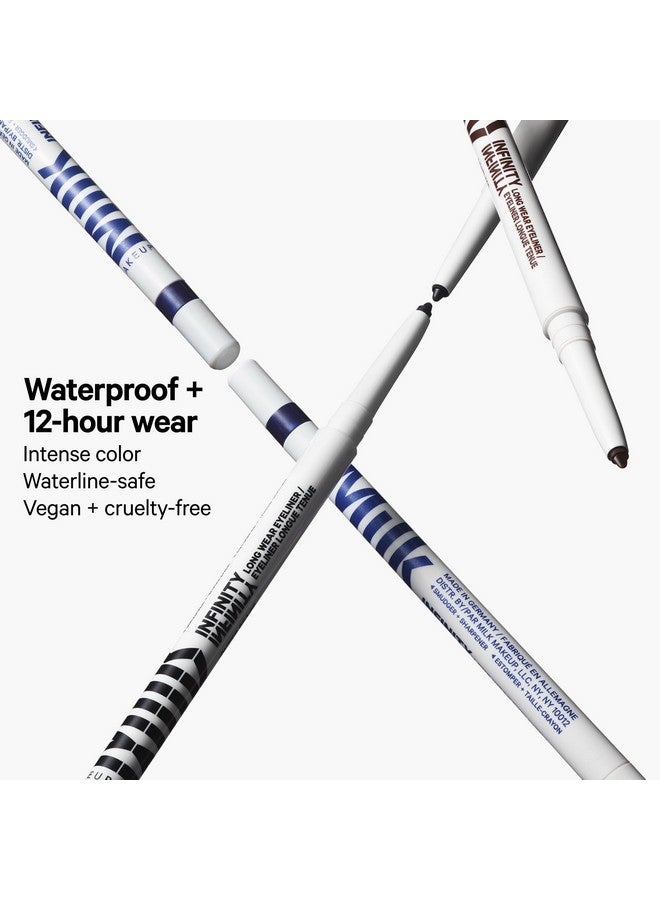 ميلك ميكب محدد عيون ميلك ميك أب إنفينيتي يدوم طويلًا، لون لا نهائي (بني) - 0.012 أونصة سائلة - تصميم ملتوي، مبراة مدمجة وطرف مزج ناعم - يدوم حتى 12 ساعة - مقاوم للماء - نباتي، خالٍ من القسوة - Image 5