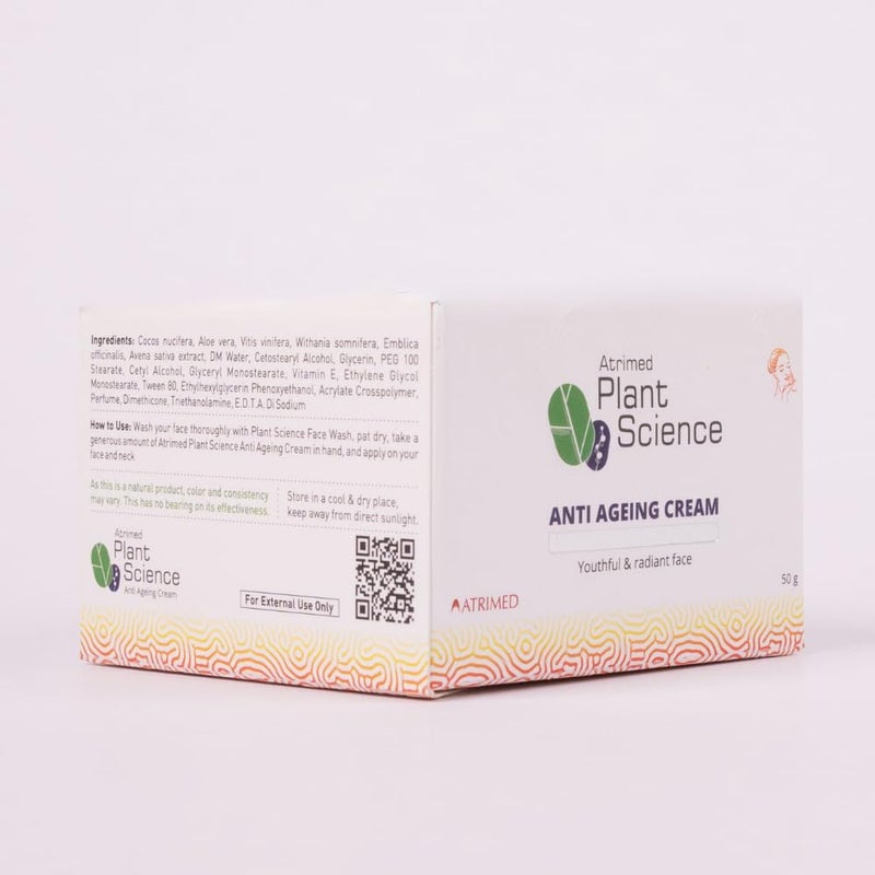 Atrimed Plant Science Anti Ageing Cream 50GMS - Image 2