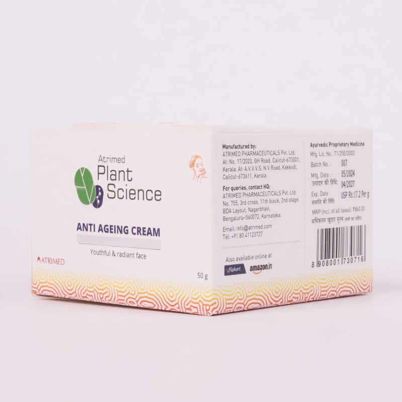 Atrimed Plant Science Anti Ageing Cream 50GMS - Image 3