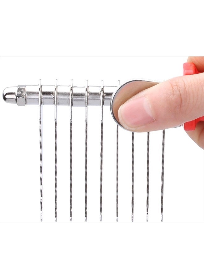 QUMY Dog Comb Pet Grooming Comb Dog Rake Comb Trimmer Stainless Steel Dog Comb for Dematting Removing Dead, Matted or Knotted Hair - Image 3