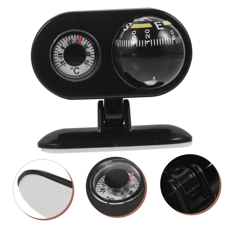 Car Dashboard Compass Thermometer Portable Navigation Accurate Direction Temperature Reading For Car Boat Truck Outdoor Adventure - Image 4
