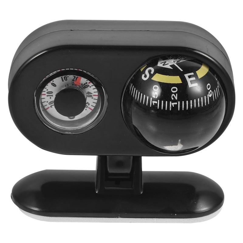 Car Dashboard Compass Thermometer Portable Navigation Accurate Direction Temperature Reading For Car Boat Truck Outdoor Adventure - Image 2