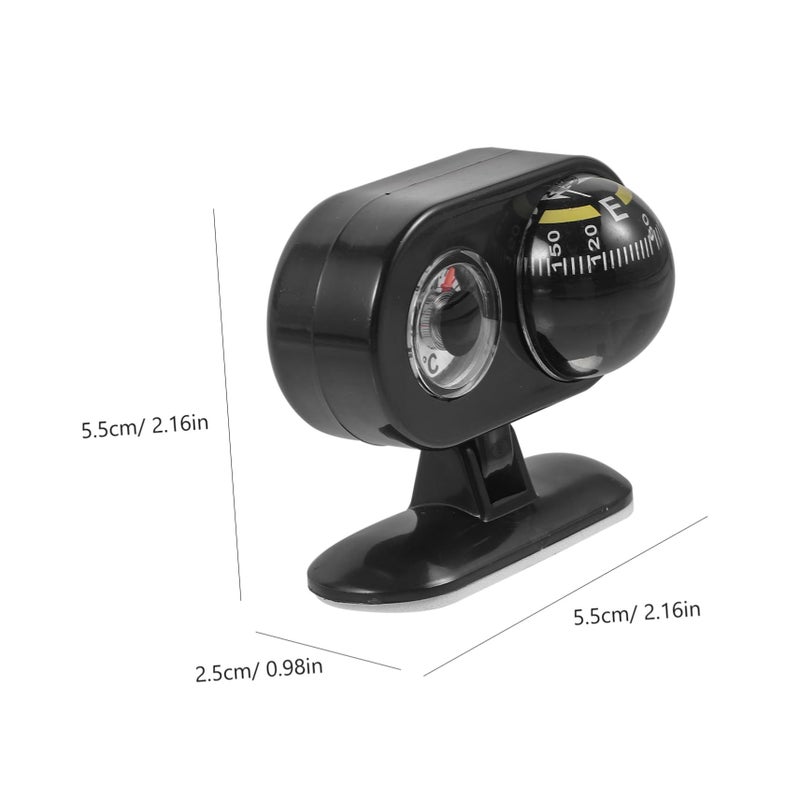 Car Dashboard Compass Thermometer Portable Navigation Accurate Direction Temperature Reading For Car Boat Truck Outdoor Adventure - Image 3