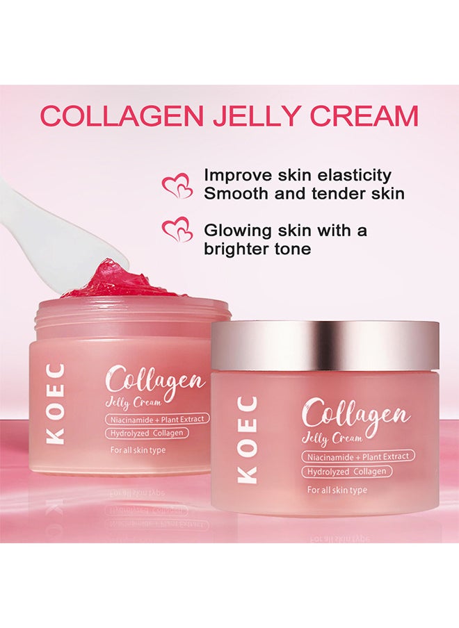 KOEC - Collagen Jelly Cream, Boost Elasticity And Hydration, Reduce Fine Lines And Dullness, 100ml - Image 1