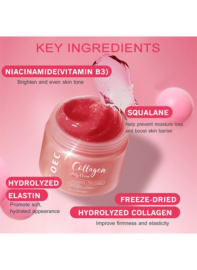KOEC - Collagen Jelly Cream, Boost Elasticity And Hydration, Reduce Fine Lines And Dullness, 100ml - Image 1