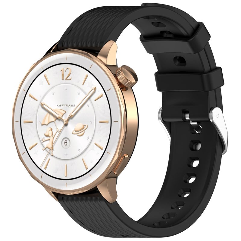 SKEIDO Silicone Strap Compatible with OnePlus Watch 3 (43mm) & OPPO Watch X2 Mini, Soft Sport Smartwatch Replacement Band - Image 2