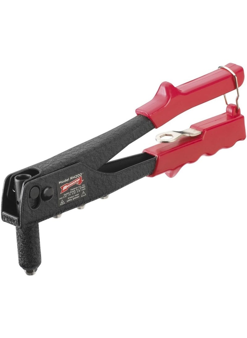 Arrow Arrow RH200S Professional Manual Rivet Tool, Uses 1/8-Inch, 5/32-Inch, 3/16-Inch Rivets , Black 