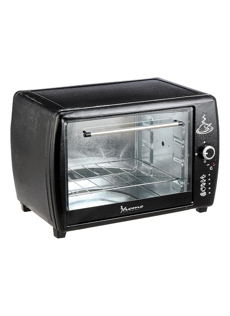 iHome iHome 1200W 45L Electric Oven with Thermostat, Black, KI-7000  - Image 1