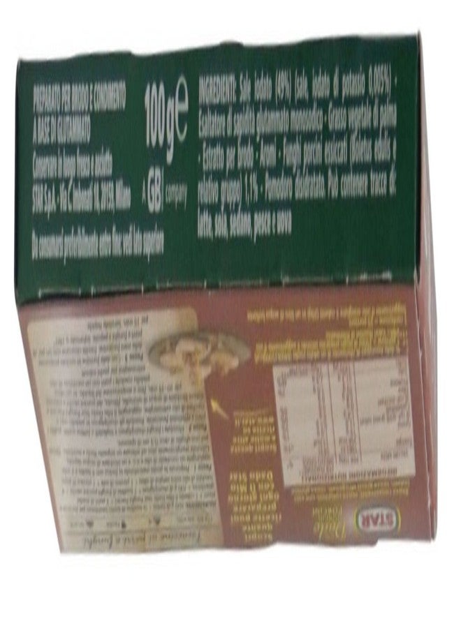 Star: "Il Mio Dado Funghi Porcini" Bouillon Cubes, Porcini Mushroom * 10-Cubes Boxes, 10g Each Cube * Pack of 10 [ Italian Import ] - Image 5