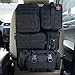 Jimikay Universal Tactical Seat Back Organizer Vehicle Molle Panel Organizer Storage Bag with 5 Detachable Molle Pouch for All Vehicel Such as JeepTruckSUV Car FordChevyToyota etc A modelBlack - Image 2