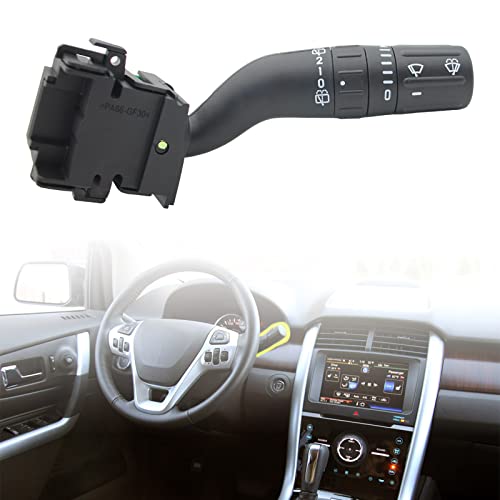 ZZCSZ SW7688 Windshield Wiper Switch Assembly Replacement for 2011-2015 Ford Edge, 2011-2019 Explorer, 2013-2018 Ford Police Interceptor Utility | 2011-2017 Lincoln MKX Replaces# DB5Z-17A553-AB - Image 1