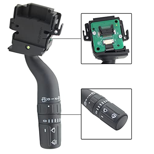 ZZCSZ SW7688 Windshield Wiper Switch Assembly Replacement for 2011-2015 Ford Edge, 2011-2019 Explorer, 2013-2018 Ford Police Interceptor Utility | 2011-2017 Lincoln MKX Replaces# DB5Z-17A553-AB - Image 3