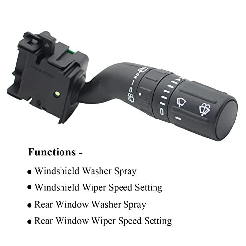 ZZCSZ SW7688 Windshield Wiper Switch Assembly Replacement for 2011-2015 Ford Edge, 2011-2019 Explorer, 2013-2018 Ford Police Interceptor Utility | 2011-2017 Lincoln MKX Replaces# DB5Z-17A553-AB - Image 4