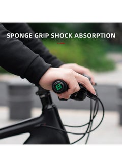 Rockbros Rock Bros Bike Grips Foam Single Lock On Bicycle Handle Bar Soft Comfortable Non Slip Bike Handle Grips For Bmx Mountain Mtb Beach Cruiser Scooter  - Image 3