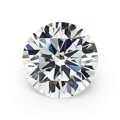 JIANGYUANGEMS 100pcs 5.0mm 5A Round Machine Cut White Cubic Zirconia Stone Loose CZ Synthetic Gemstone for Jewelry Making - Image 2