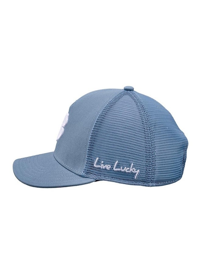 Black Clover, Unisex, Hardy 7 Adjustable Hat, Moody Blue Hat/Moody Blue Mesh, One Size - Image 3
