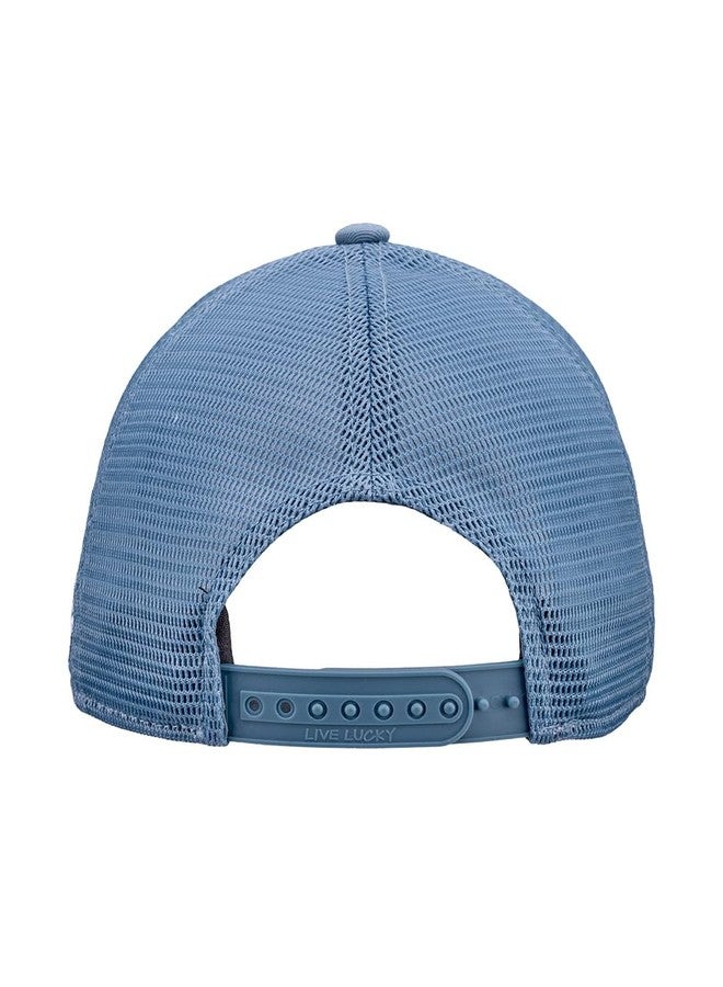 Black Clover, Unisex, Hardy 7 Adjustable Hat, Moody Blue Hat/Moody Blue Mesh, One Size - Image 5